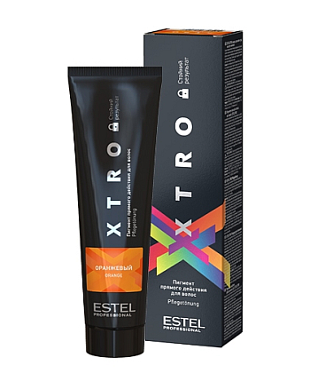 Estel Professional XTRO BLACK - Пигмент прямого действия для волос Оранжевый 100 мл - hairs-russia.ru